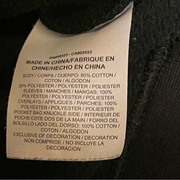 Boys Nike Air Jacket Boys Large Black Lightweight Full-Zip Embroidered Logo - Picture 8 of 10